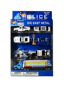 Игровой набор Полиция 10 предметов (359927) (коробка)