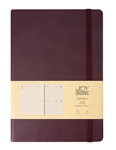 Ежедневник датированный 2026 год, А5, 176 листов, "Joy Book", брауни