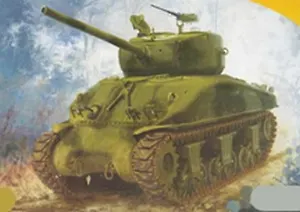 Модель, сборная, Dragon, Танк, M4A1(76)W, VVSS, 1:72