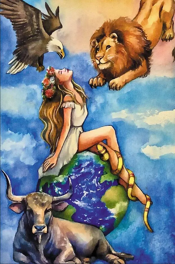 Книга Таро Источник Творения. Creative Tarot. Карты, наполненные магией секса (Марджори Росси) — 5