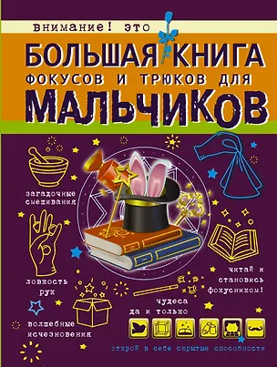 Книга Большая книга фокусов и трюков для мальчиков (Виктория Ригарович)
