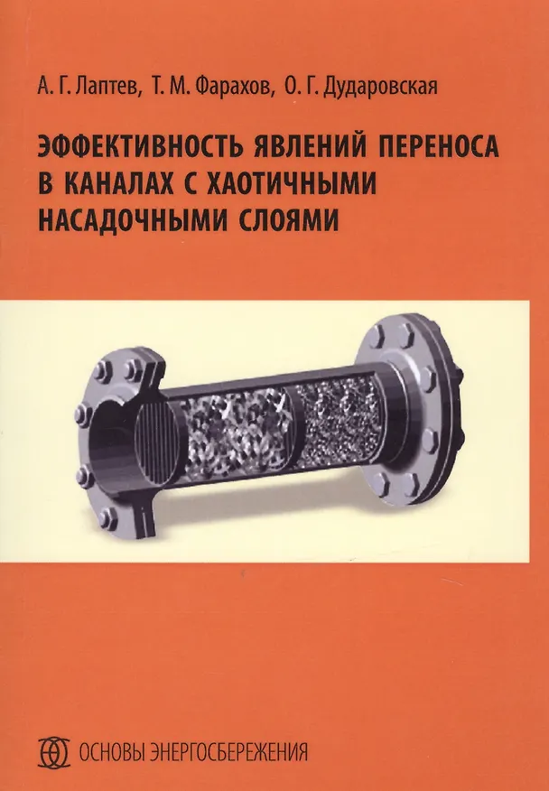 Книга Эффективность явлений переноса в каналах с хаотичными насадочными слоями () — 1