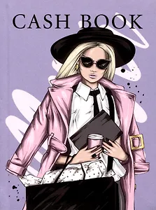 Записная книжка А6 96л "Cash-book 1" интегр.переплет, мат.ламинация, выб.УФ-лак