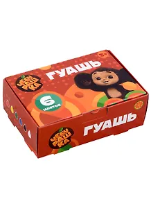 Краски гуашевые "Чебурашка", 6 цветов
