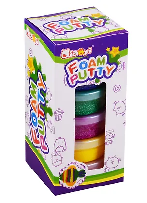 Шариковый пластилин в коробке с окошком, 20 гр. 6 цветов 2688560