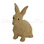 Фигурка из папье-маше объемная мини Кролик сидит (AP131) (7,5х4,5х10,5см) — 2352844 — 1
