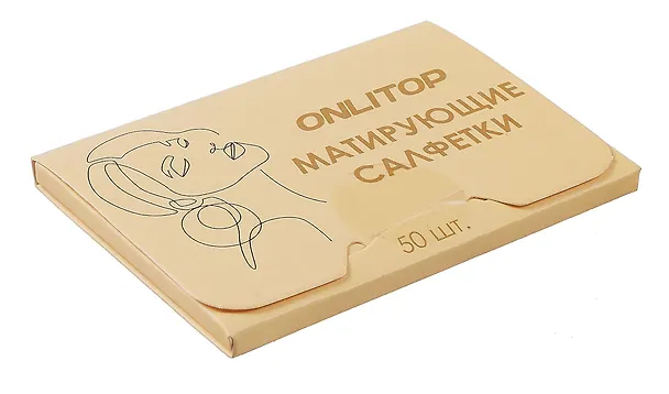 Матирующие салфетки Colorful (чайный) (50шт) (9398776) 3095514 — 2