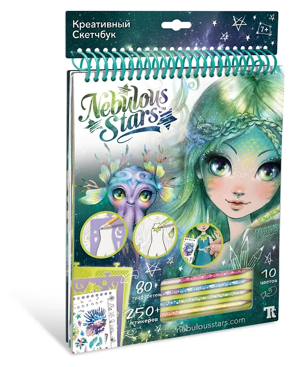 Набор для творчества, Nebulous Stars Креативный Скетчбук 11102 351044 — 1
