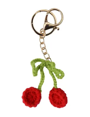 Брелок вязаный Вишня (текстиль) (9см) (12-4305-202507-KNIT4) 3121778