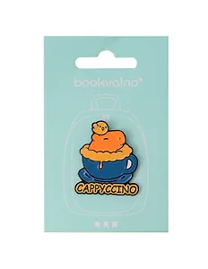 Значок Капибара в чашке Cappyccino (металл) (12-5769-A3)