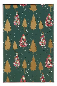 Коробка подарочная "Зимний лес" 21*14*8,5см, Новый год, картон