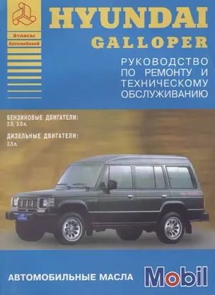 Hyundai Galloper 1991-94 с бензиновыми и дизельными двигателями. Ремонт. Эксплуатация. ТО — 2682200 — 1