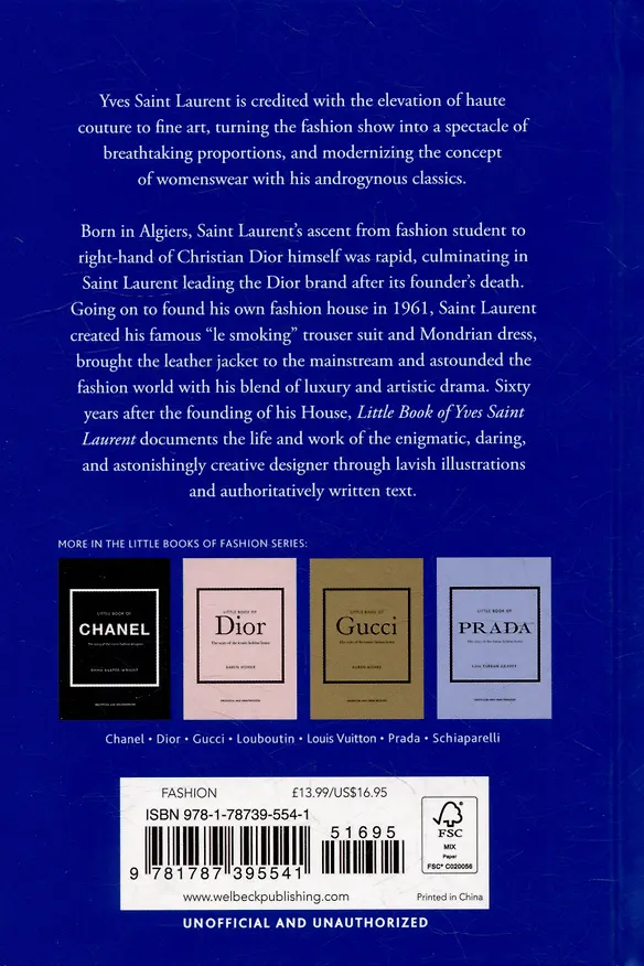 Книга Little Book of Yves Saint Laurent: The Story of the Iconic Fashion House () — 2