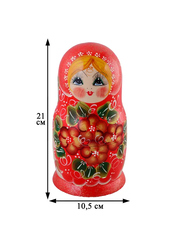 Матрешка 7 в 1 (Цветы, Эскиз 08, Полевые цветы) (М07220308) 2740435 — 2