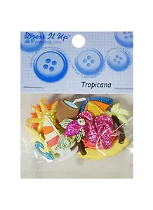 Набор пуговиц Tropicana (368) (упаковка)