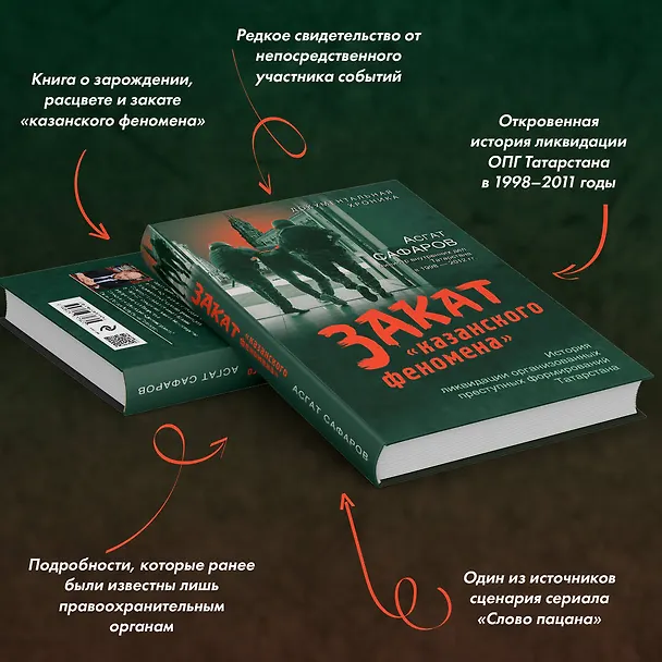 Книга Закат «казанского феномена». История ликвидации организованных преступных формирований Татарстана (Асгат Сафаров) — 7