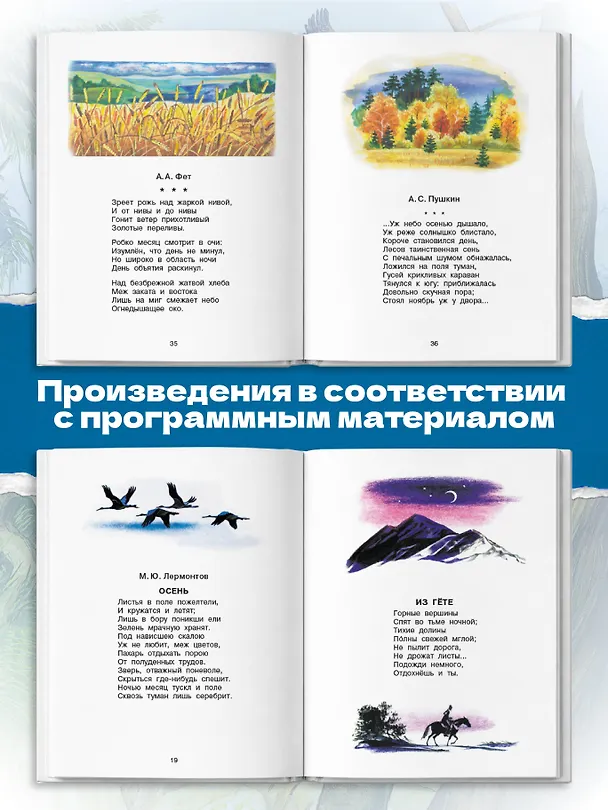 Книга Родничок: книга для внеклассного чтения в 3-м классе (Михаил Лермонтов, Иван Тургенев) — 8