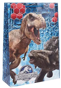 Пакет подарочный Росмэн Тираннозавр Рекс 350*250*90мм