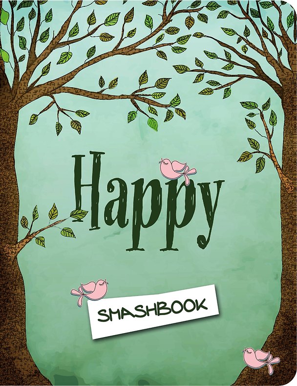 Книга для записей «Happy. Зеленый C наклейками», 160 страниц, Эксмо 2904484 — 1
