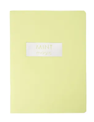 Тетрадь 48л кл. "Mint magic" мел.картон, печ.пантон, ламинация soft touch 3117429