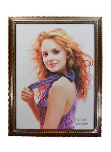 Фоторамка пластик 30*40 "Темное золото", Xianju Maojia  
