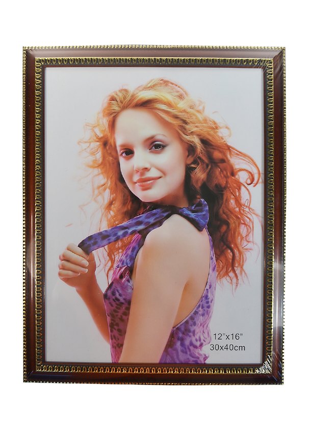 Фоторамка пластик 30*40 "Темное золото", Xianju Maojia 233134 — 1