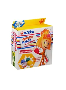 Набор для творчества Centrum Набор легкой массы Фиксики 4 цв.*16г в картон. уп.