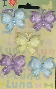 Набор для творчества LUNA Бабочки стикеры 5шт
