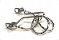 Головоломка металлическая серая (002497)