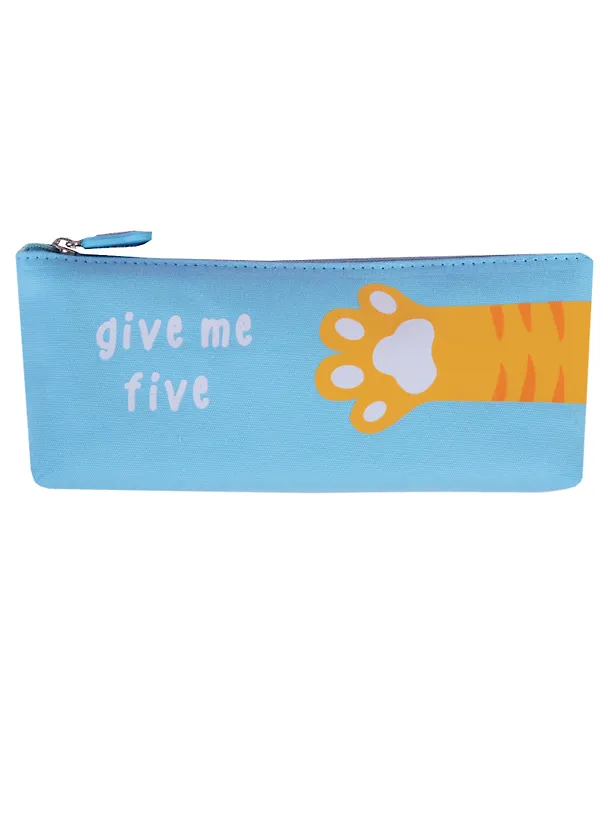 Пенал на молнии Лапа Give Me Five (ткань) (20х8) 2612420 — 2
