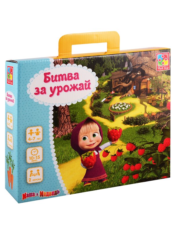 Настольная игра-ходилка «Битва за урожай», Vladi Toys 2761365 — 1