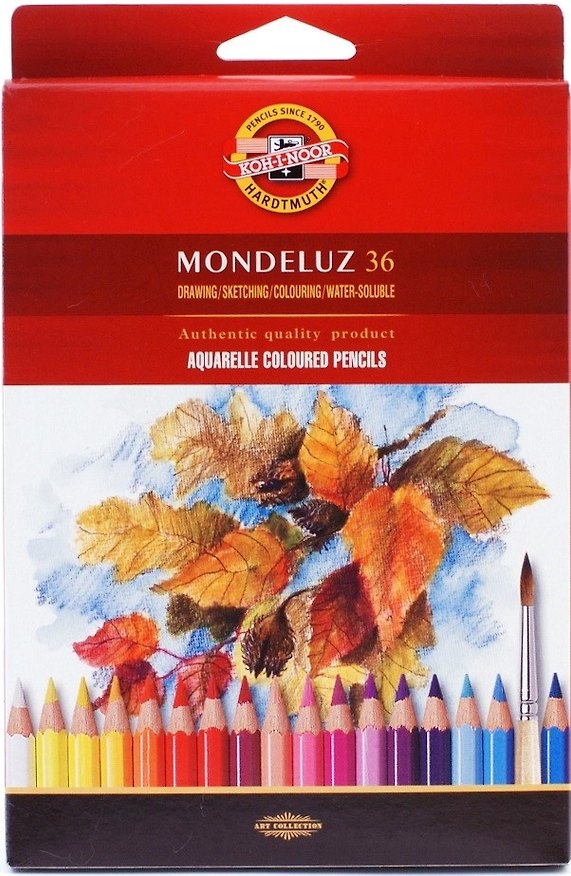 Карандаши цветные акварельные «Mondeluz», Koh-i-Noor, 36 цветов 220591 — 1