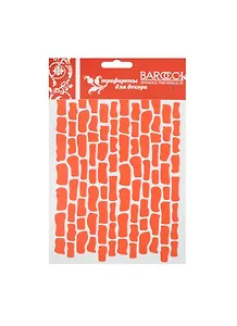 Трафарет Barocci пластик многоразовый Каменная кладка 15х20см АН3832200 Ф-035