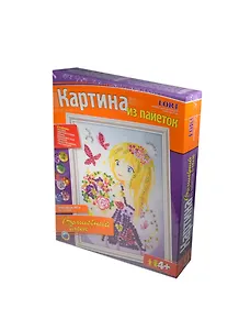 LORI Ап-003 Картина из пайеток Волшебный блеск Принцесса лета (набор для творч.) (4+)