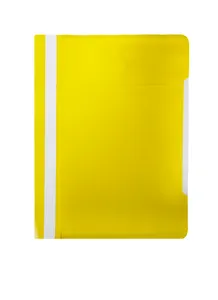 Папка-скоросшиватель А4 карман для визитки, ассорти, пластик 0,12/0,16мм, Бюрократ