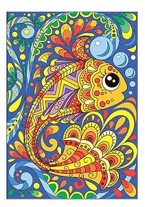 Набор для творчества LORI Картина по номерам для малышей Рыбка