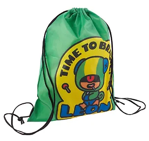 Мешок для сменной обуви "Leon", 1 отделение, 320 х 410 мм, Brawl Stars 2913131