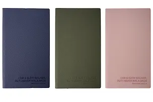 Записная книжка А6 80л кл. "Slow walker" PU обл., ляссе, ассорти, Yoi 3104444