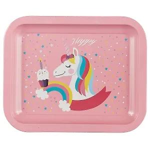 Мини-поднос Единорог глянцевый (металл) (21×14) (12-09412-03305-003)