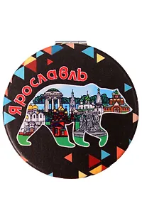 Зеркало мягкое Медведь (7см) (Ярославль) (320-27B)
