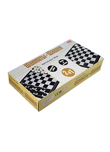 НИ 2в1 Шашки и Шахматы (фигуры на магнитах) (ZYC-0469) (коробка)