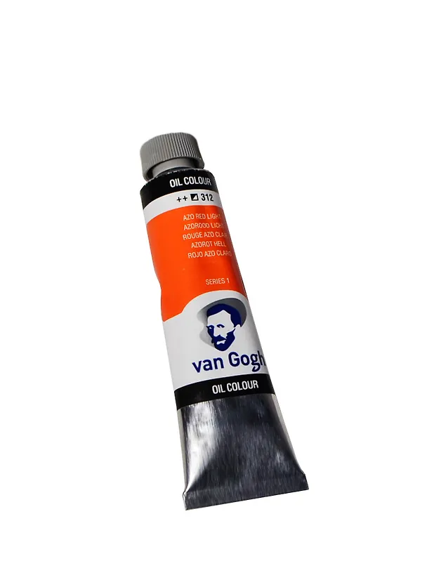 Краска масляная «VAN GOGH» красный светлый AZO, туба 40мл, Royal Talens 230970 — 1
