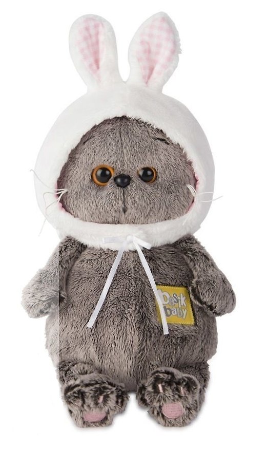 Игрушка мягкая Budi Basa, Басик BABY в шапке-зайка, 20см 2562195 — 1