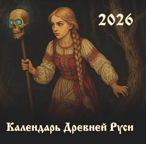 Календарь 2026г 300*300 "Календарь Древней Руси" настенный, на скрепке