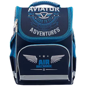 Ранец школьный "AVIATOR" 38*28*16см, модель BASIC. полиэстер