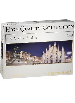 Пазл Clementoni HQ 1000 эл. Панорама. Милан. Вид на Соборную площадь 31496 2560947