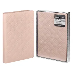 Ежедневник недат. А5 164л "Лайка" розовый, иск.кожа, тв.переплет, обл.поролон, офсет, ляссе,  подар.карт.коробка с ПВХ-крышкой + промостикер