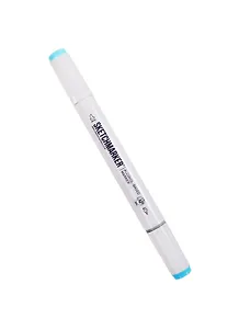 Маркер двухсторонний Арктический голубой, спирт.основа, цв.G153, Sketchmarker