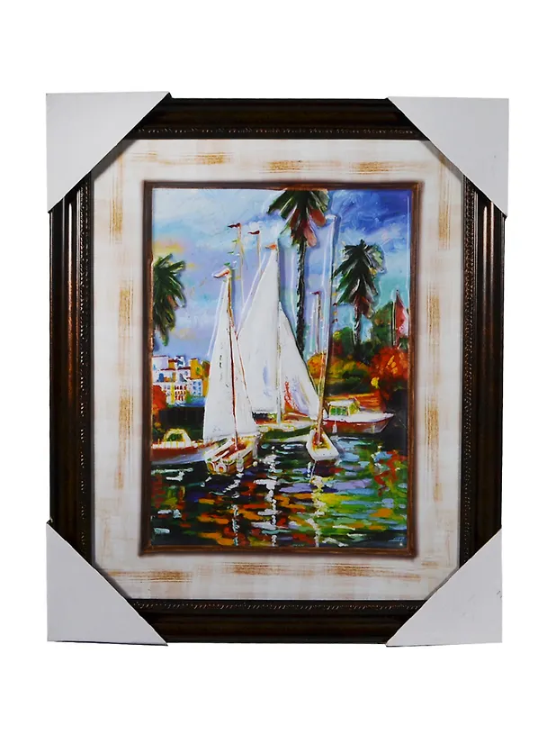 Декоративная картина из ПВХ (объемное литье) в рамке из МДФ (29367) (32,5х40) 2347988 — 1