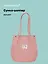 Сумка-шоппер с кнопкой розовая (вельвет) (33х31) (12-HanMa-756) Bookvalno — 2976753 — 1